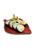 Futomaki- Krewetka w tempurze, sałata, ostry majonez